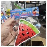$14 Lot of 2 slime snacks watermelon and donut