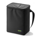 $9 Car Trash Bin with Lid - Recycled Polyester Mat