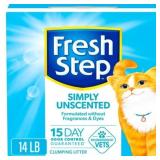 $16 Fresh Step Simply Unscented Clumping Cat Litte