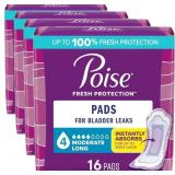 $26 Poise Incontinence Pads & Postpartum Incontine