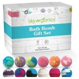 $40 Sky Organics Bath Bomb Gift Set for Body to So