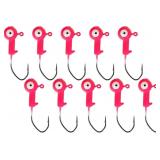 $9 Eagle Claw Lazer Sharp Pro-V Ballhead Jig 10 Pa