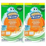 $16 Scrubbing Bubbles Flushable Toilet Bowl Wand C