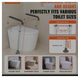 $35 VEVOR Toilet Safety Rail, Bathroom Toilet Seat