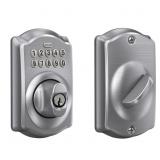 $115 Schlage Camelot Satin Chrome Electronic Deadb
