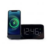 $30 Power Stand Alarm Table Clock Black - Capello: