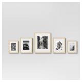 $15 (Set of 5) Traditional Mixed Frames Natural -