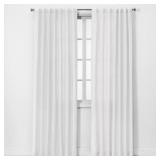 $40 54'x84' Light Filtering Linen Window Curtain P