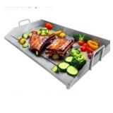 $249 Stainless Steel Outdoor Griddle for Gas & Cha