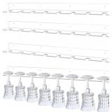 $46 Barydat 4 Pcs Acrylic Champagne Wall Holder Cl