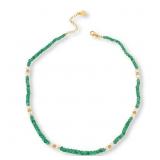 $75 Colleen Lopez Greenn Quartz & Pearl Necklace