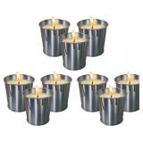 $19 9 Pack Small Outdoor Citronella Candles, Repel