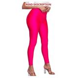 $22 Shiny Leggings High Waist Neon Leggings Elasti