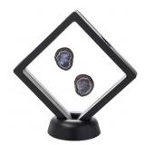$64 Jay King Geode specimen Dark Float Frame