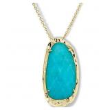 $77 CONNIE CRAIG CARROLL JEWELRY Geo Quartz Pendan