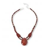 $120 Jay King Carajas Brazilian red stone necklace