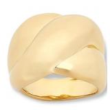 $54 BELLEZZA DOUBLE BOMBE RING size 5