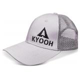 Grey Unisex Adult Embroidered Baseball Cap with Te