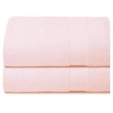 $48 Premium Cotton Oversized 2 Pack Bath Sheet 35x