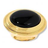 $24 Bellezza Bronze Onyx Antique Replica Solitaire