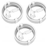 $7 USB C Cable 3ft 3-Pack, USB C Cord for iPhone 1