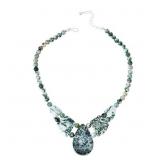 $165 Jay King Sterling Silver Multicolor Moss Agat