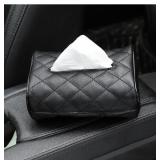 $6 Car Tissue Holder,Soft Microfiber Leather Tissu