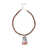 $200 Jay King African Rainbow beaded Chalcedony Pe