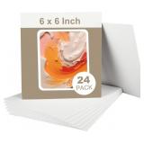 $18 24 Pack ! CYEAH Small Canvases for Painting 6x