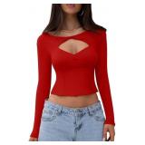 $17 XXTAXN Womens Plus Size Stretchy Long Sleeve Y