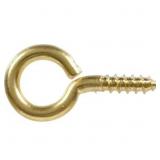 $12 Hillman 851844 No.10 Screw Eye, Solid Brass