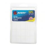 $2 Avery 1/2 in. H X 3/4 in. W Rectangular White L
