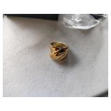 $54 BELLEZZA DOUBLE BOMBE RING size 5