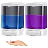 $52 4 PCS Plastic Wall Mounted Soap Dispenser Comm