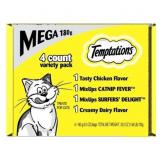 $18 TEMPTATIONS Variety Treats, 6.3 Oz, 4 Pack