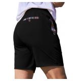 $23 JMIERR Men's Casual Shorts 5'/ 7' Drawstring S