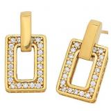 $56 ABSolute by katherine mcfee RECTangle LINK EAR