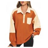 $15 FAIRY SEASON Womens Sweatshirt Casual Button L