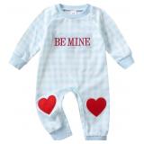 Valentines Baby Girl Outfit Newborn Long Sleeve He