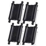 $44 TamBee 4 Inch Double Action Hinges, Black Stee