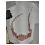 $140 Jay King Cameo Mauve Stone Sterling Silver St