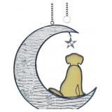 $14 Stained Glass Dog Memorial Gifts for Loss of D