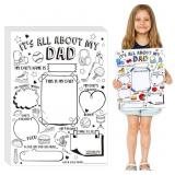 $19 Resurhang 50 Pcs Father's Day Coloring Paper C