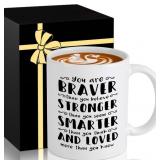 $5 Ceramic Coffee Mug Tea Cup with Handle 11 OZ Wo