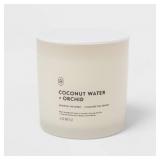 $20 3 Wick Glass Coconut Water and Orchid Jar Cand