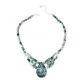 $165 Jay King Sterling Silver Multicolor Moss Agat