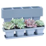 $12 Succulent Pots, 8 Pcs Mini Flower Plant Contai