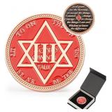 $11 Three Year Sobriety Coin, Star of David AA Coi