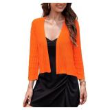 $10 Satuun Women's 3/4 Sleeve Crochet Knit Shrugs