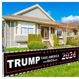 $9 Trump Yard Signs - Large MAGA Banner Flag, 2024
